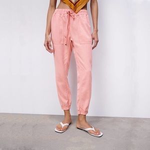 Pink Zara The Weekend Joggers